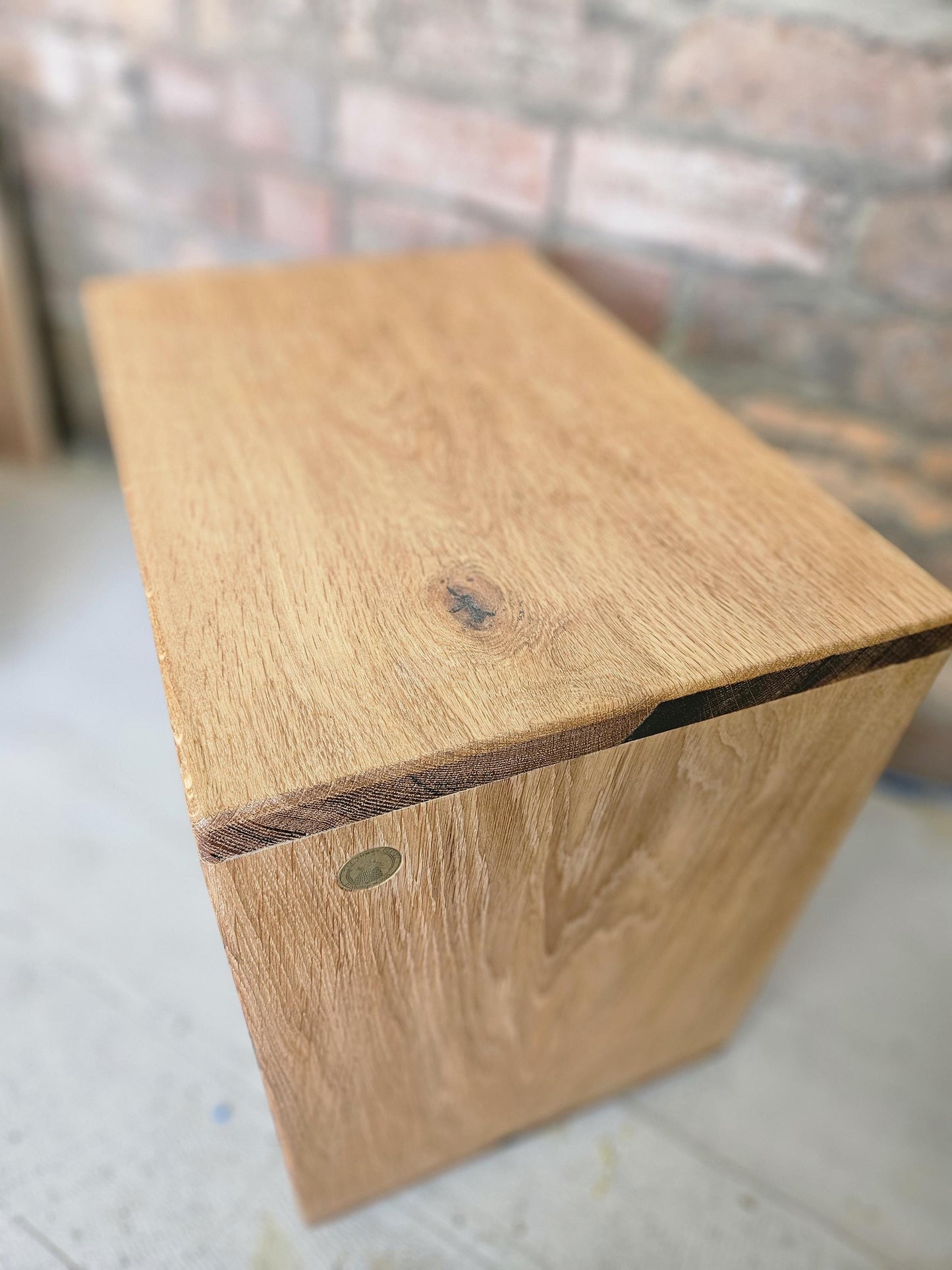 No. 26 - The Gem - Hardwood Vinyl Storage Cube / Oak / Walnut / Ash / Iroko / Sapele