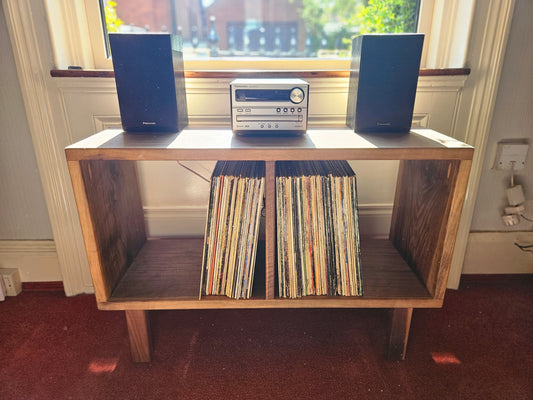 The Gem - Hardwood Vinyl Storage Cube