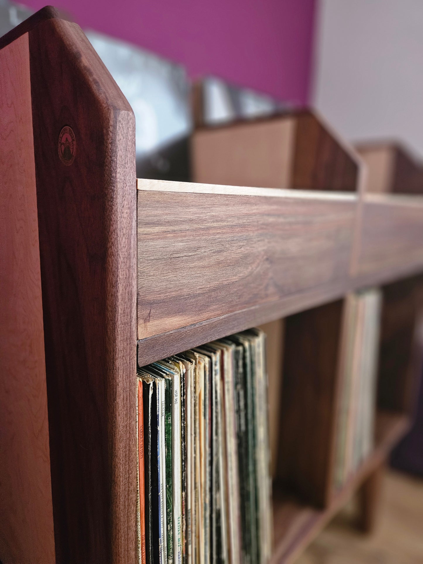 The Sifter - Hardwood Vinyl Record Storage Unit