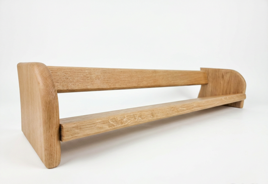 Oak Desk Top CD Rack